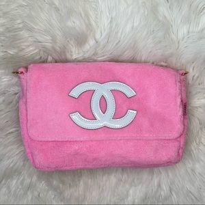 authentic pink chanel precision bag